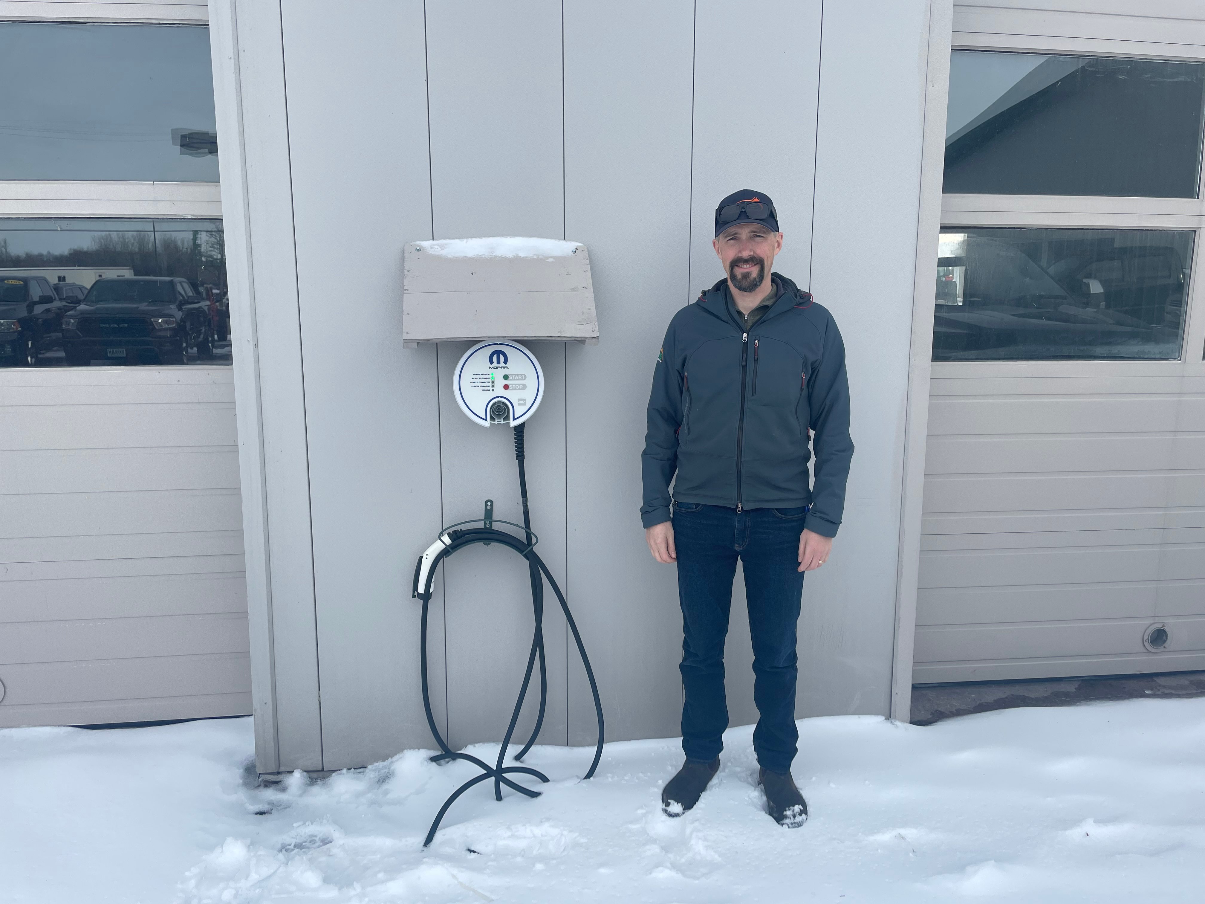 Paul w EV Charger